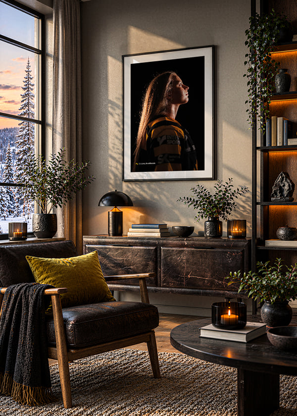 Poster Evelina Arvidsson #9 Skellefteå AIK 2026/2027 crossfade