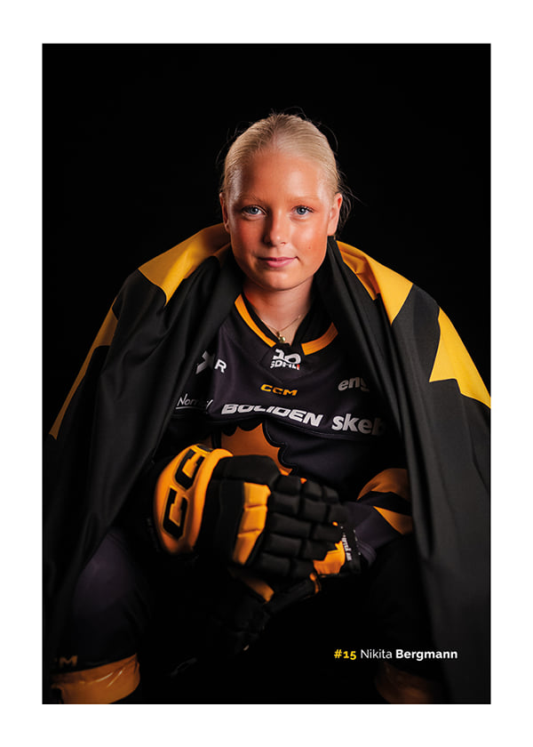 Poster Nikita Bergmann #15 Skellefteå AIK 2026/2027