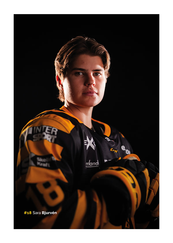 Poster Sara Bjurvén #18 Skellefteå AIK 2026/2027