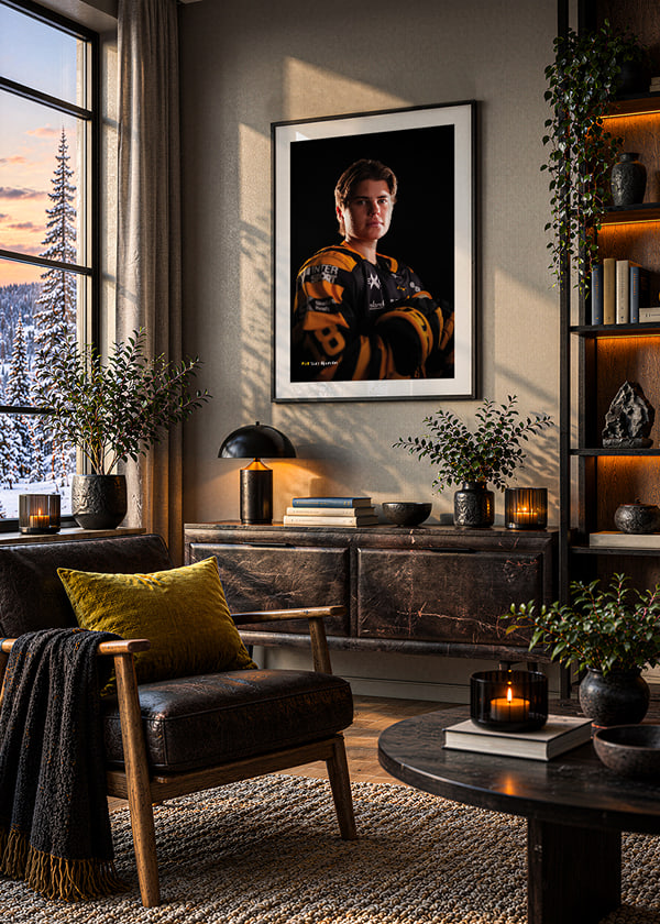 Poster Sara Bjurvén #18 Skellefteå AIK 2026/2027 crossfade