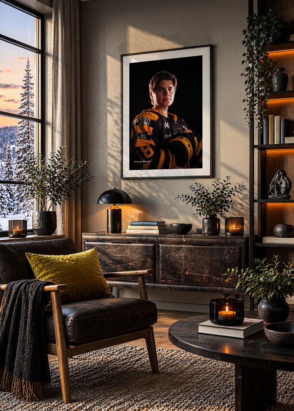 Poster Sara Bjurvén #18 Skellefteå AIK 2026/2027 crossfade