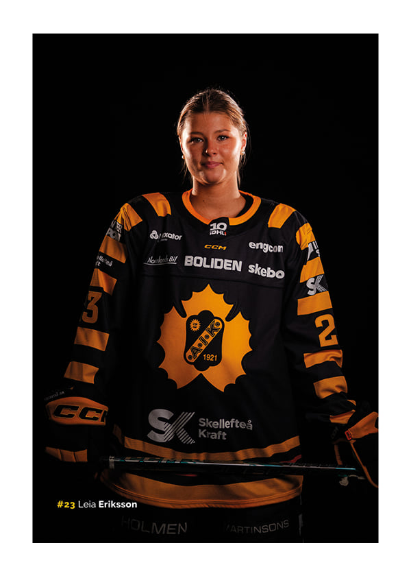 Poster Leia Eriksson #23 Skellefteå AIK 2026/2027