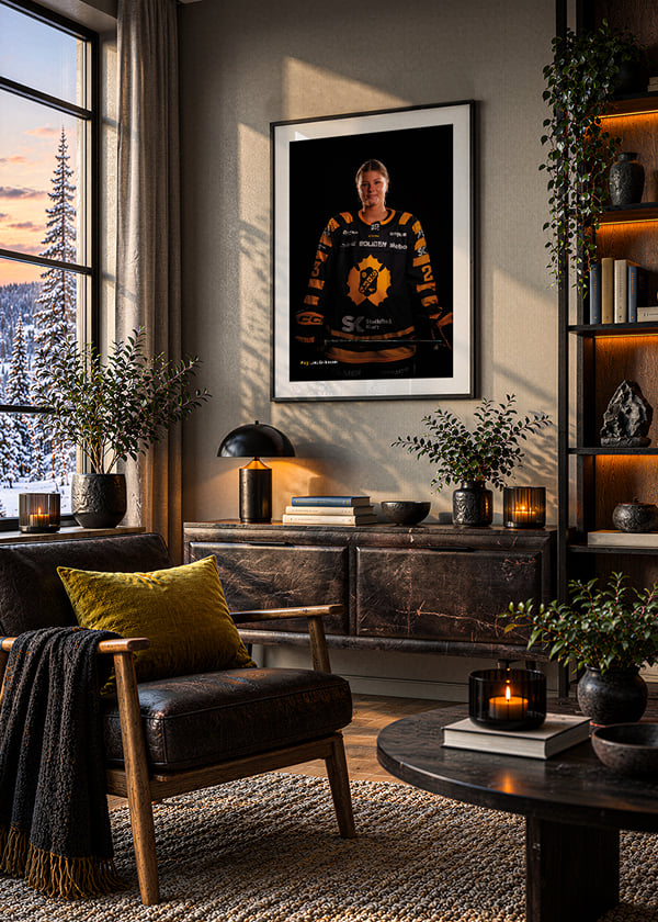 Poster Leia Eriksson #23 Skellefteå AIK 2026/2027 crossfade