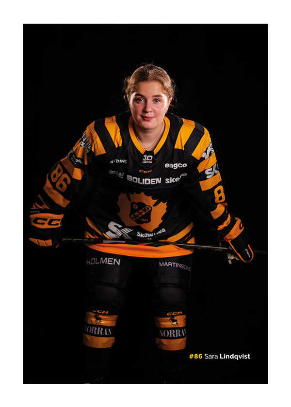 Poster Sara Lindqvist #86 Skellefteå AIK 2026/2027