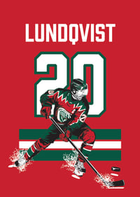 Joel Lundqvist Tröja Hissas 2026 Röd-1