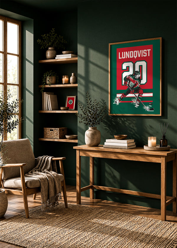 Poster Joel Lundqvist Tröja Hissas 2026 Grön crossfade