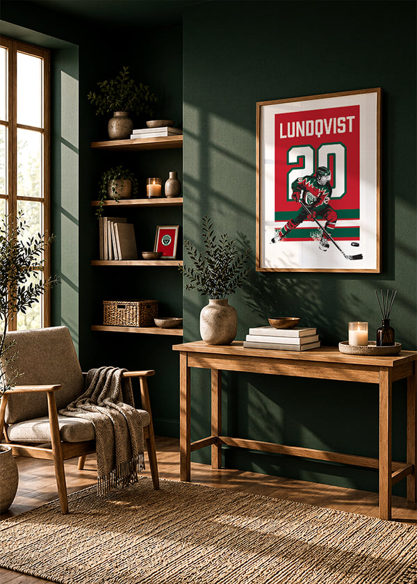 Poster Joel Lundqvist Tröja Hissas 2026 Vit crossfade