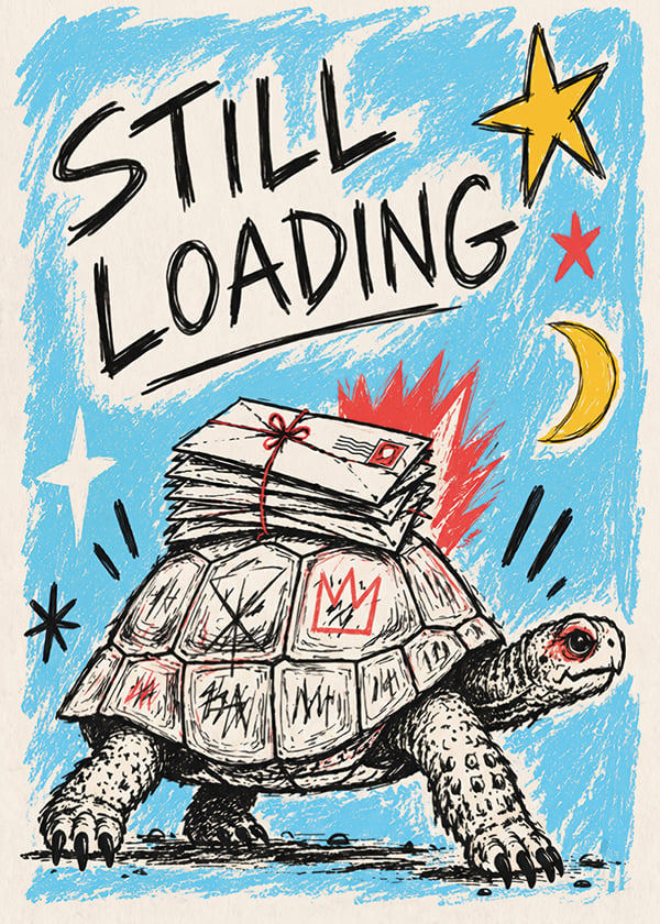 Poster Still Loading Turtle