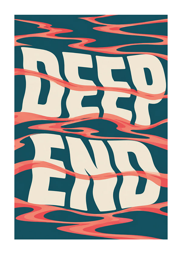 Poster Deep End Waves