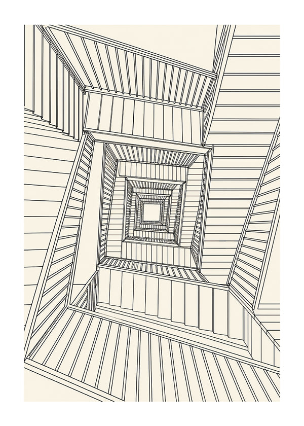 Poster Endless Stairwell