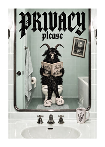 Affiche Privacy Please Goat