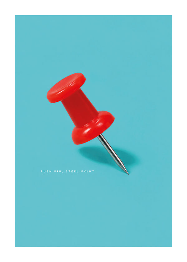 Affiche Pinpoint Red