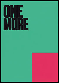 Bold typography in black against mint green with an intense pink color surface.-6