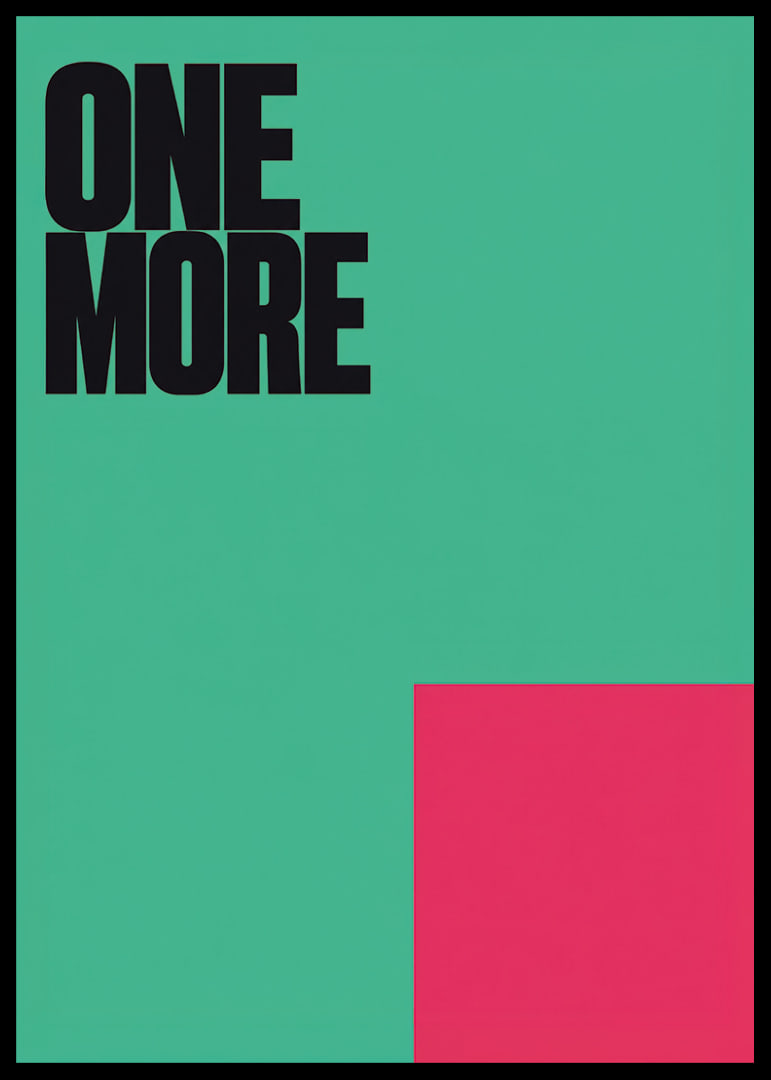 Bold typography in black against mint green with an intense pink color surface.-12