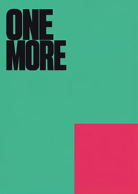 Bold typography in black against mint green with an intense pink color surface.-7