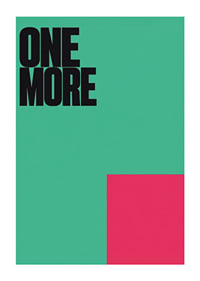 Bold typography in black against mint green with an intense pink color surface.-1