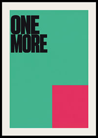 Bold typography in black against mint green with an intense pink color surface.-2