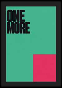Bold typography in black against mint green with an intense pink color surface.-4