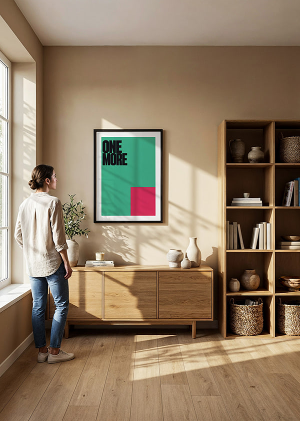 Affiche Mint Motivation crossfade