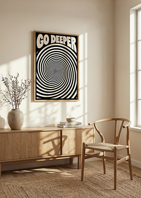 Affiche Go Deeper Spiral crossfade
