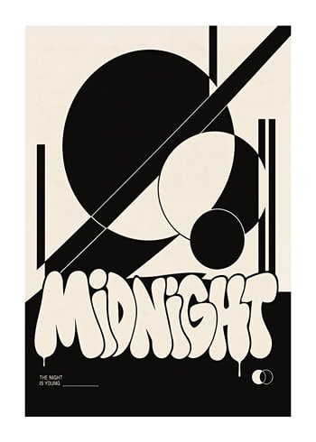 Affiche Midnight Geometry