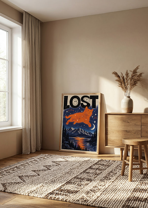 Affiche Lost Cat Above the Ridge crossfade