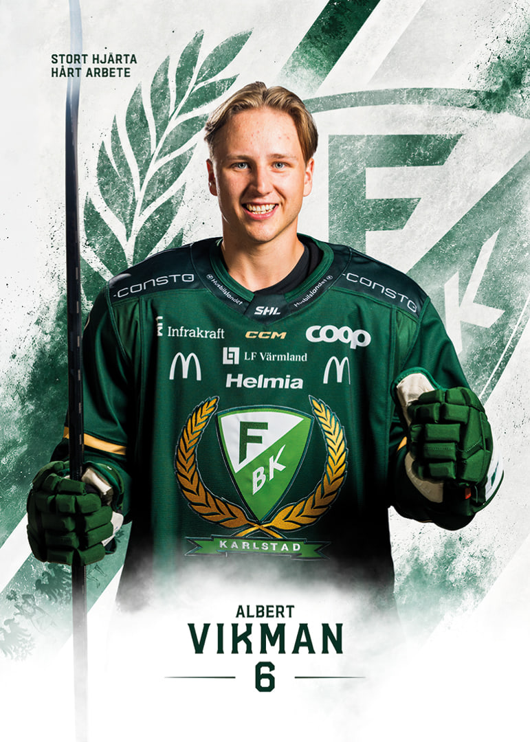 Albert Wikman #6 Färjestad BK 2026/2027-12