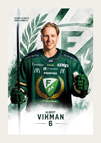 Albert Wikman #6 Färjestad BK 2026/2027-3