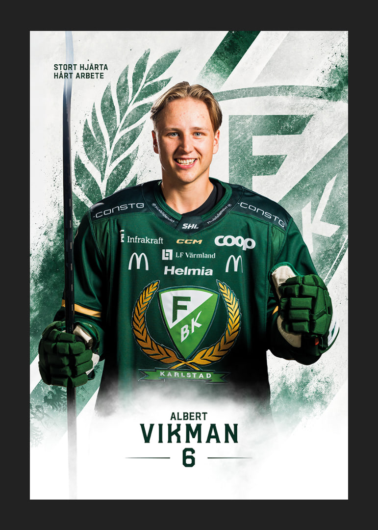 Albert Wikman #6 Färjestad BK 2026/2027-12