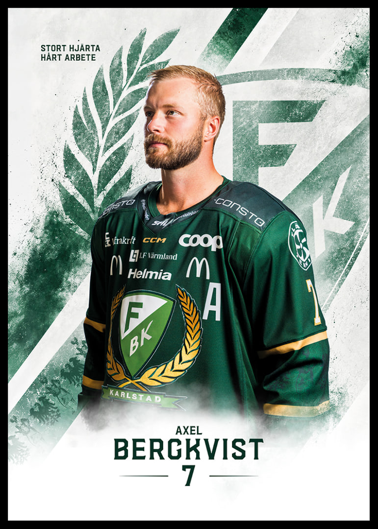 Axel Bergkvist #7 Färjestad BK 2026/2027-12