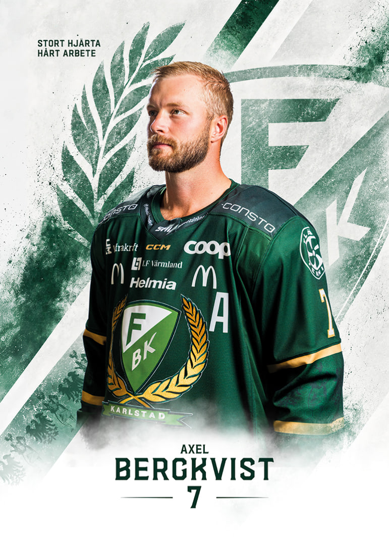 Axel Bergkvist #7 Färjestad BK 2026/2027-12