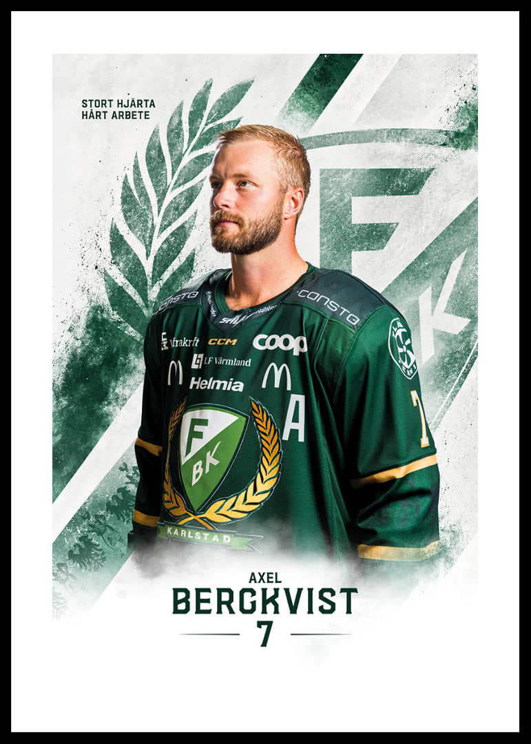 Axel Bergkvist #7 Färjestad BK 2026/2027-12