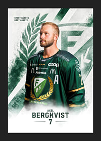 Axel Bergkvist #7 Färjestad BK 2026/2027-5