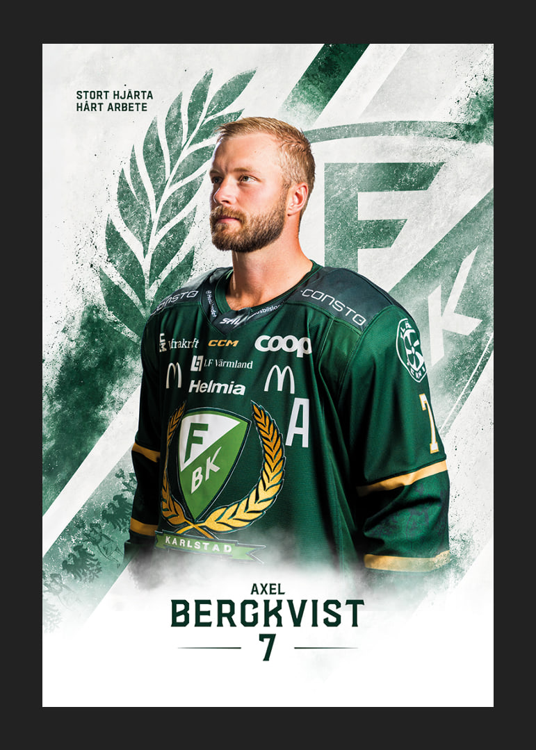 Axel Bergkvist #7 Färjestad BK 2026/2027-12