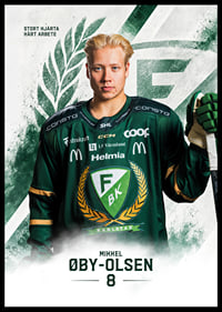 Mikkel Øby-Olsen #8 Färjestad BK 2026/2027-6