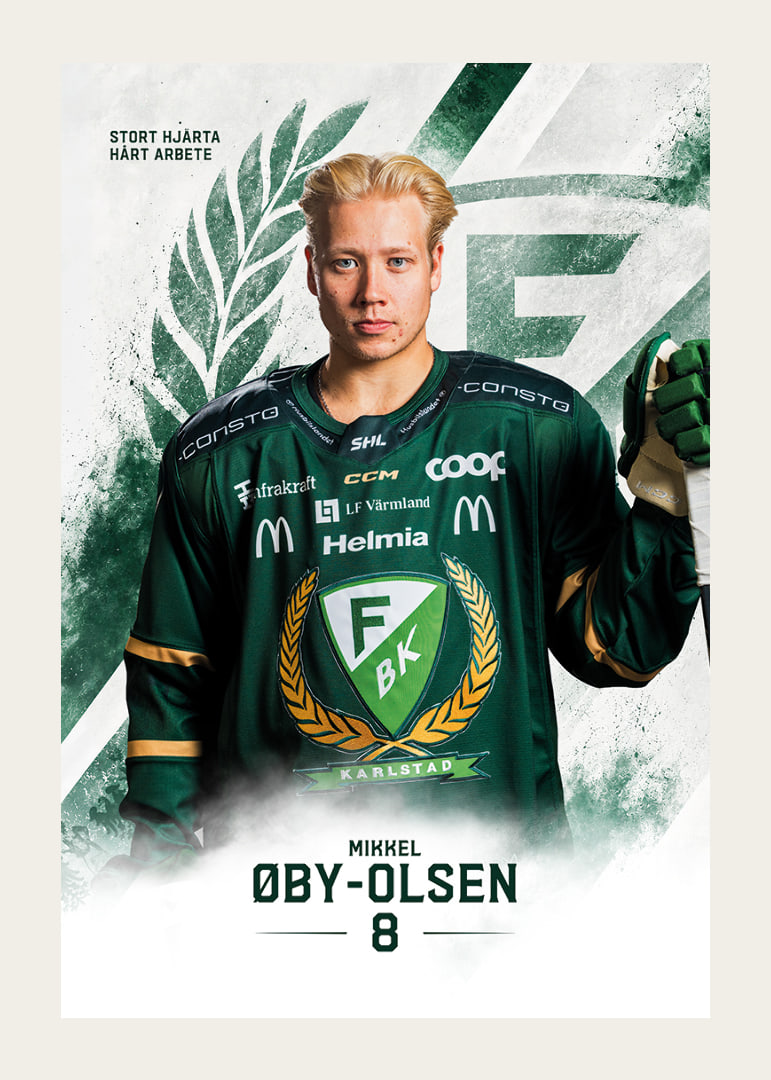 Mikkel Øby-Olsen #8 Färjestad BK 2026/2027-12