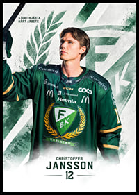 Christoffer Jansson #12 Färjestad BK 2026/2027-6