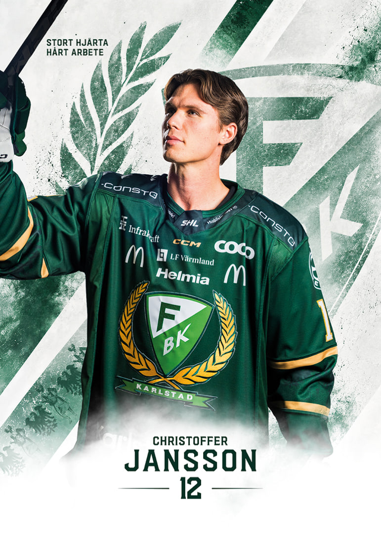 Christoffer Jansson #12 Färjestad BK 2026/2027-12