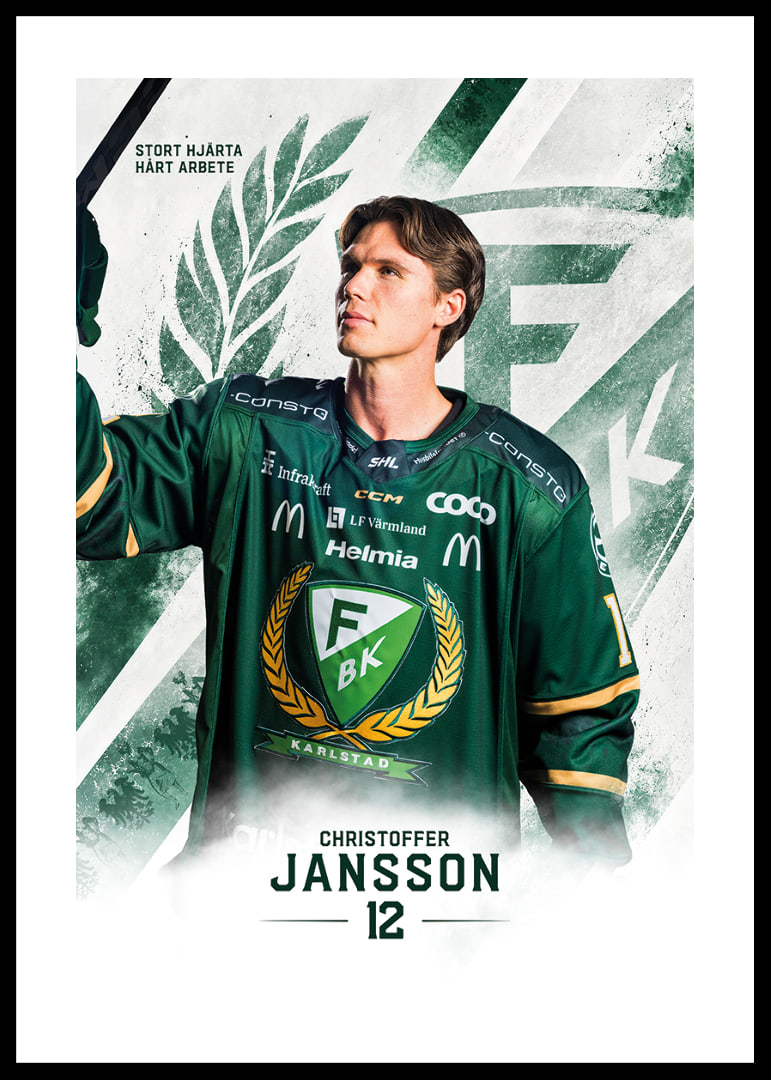 Christoffer Jansson #12 Färjestad BK 2026/2027-12