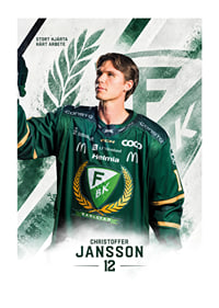 Christoffer Jansson #12 Färjestad BK 2026/2027-1