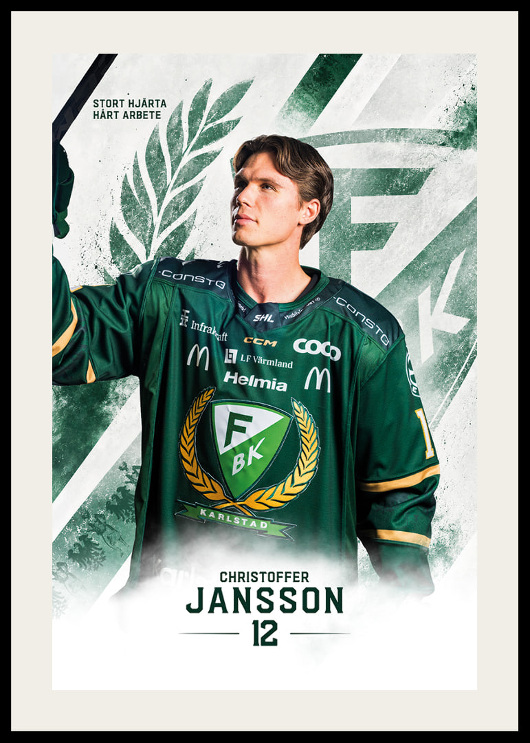 Christoffer Jansson #12 Färjestad BK 2026/2027-12