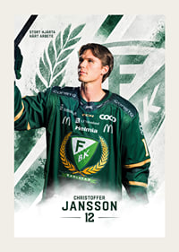 Christoffer Jansson #12 Färjestad BK 2026/2027-3
