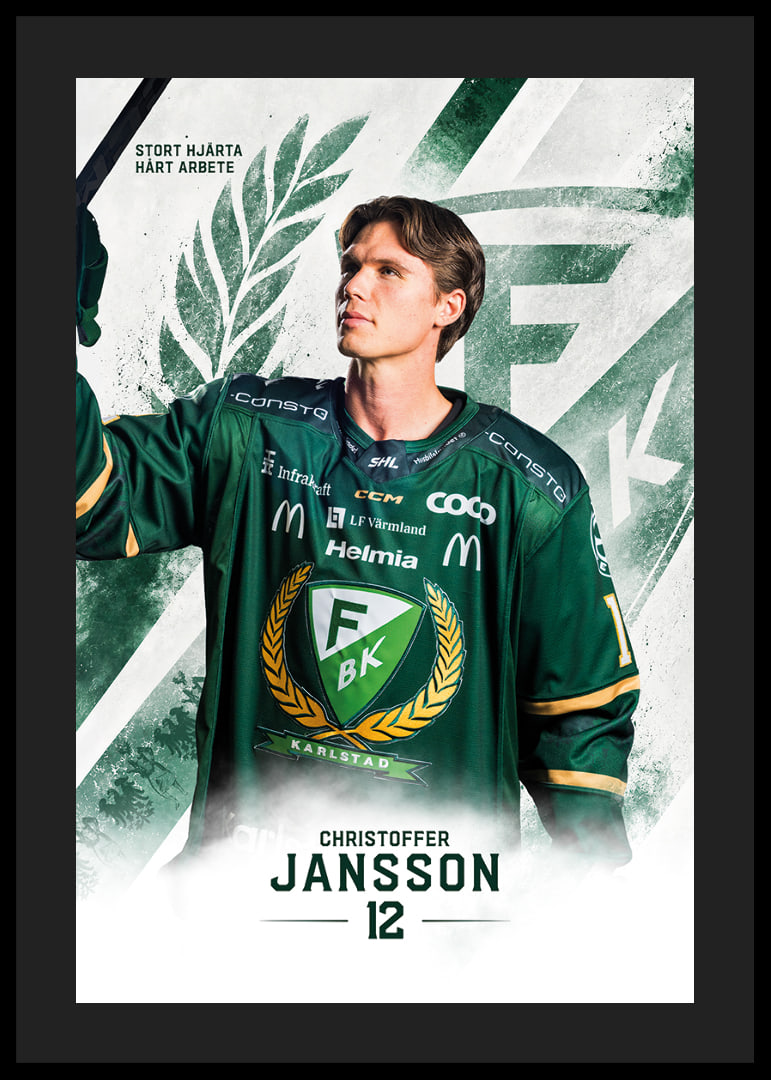 Christoffer Jansson #12 Färjestad BK 2026/2027-12