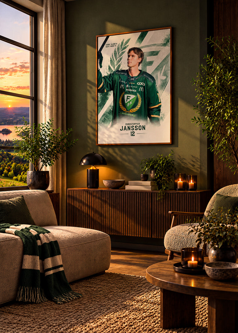 Christoffer Jansson #12 Färjestad BK 2026/2027-12