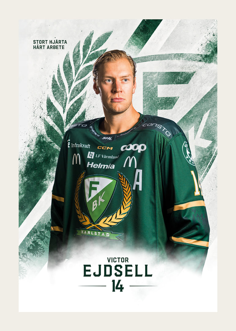 Victor Ejdsell #14 Färjestad BK 2026/2027-12