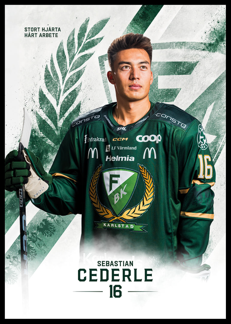 Sebastian Cederle #16 Färjestad BK 2026/2027-12