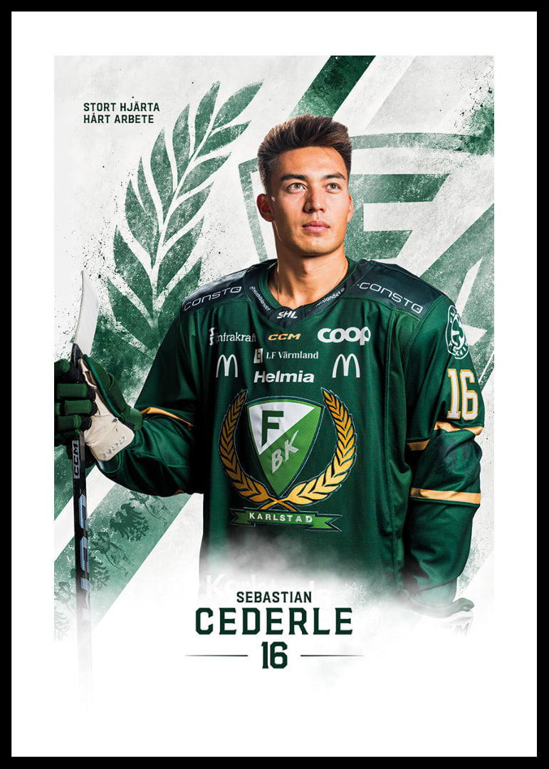 Sebastian Cederle #16 Färjestad BK 2026/2027-12