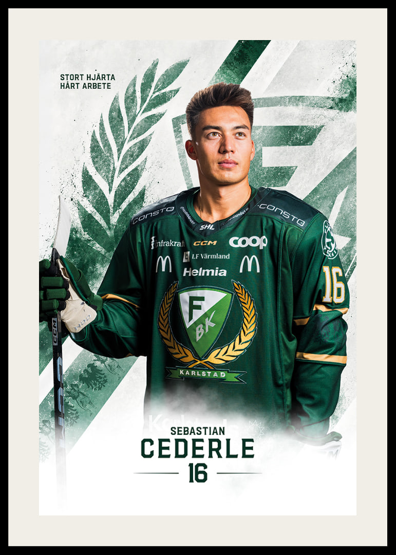 Sebastian Cederle #16 Färjestad BK 2026/2027-12