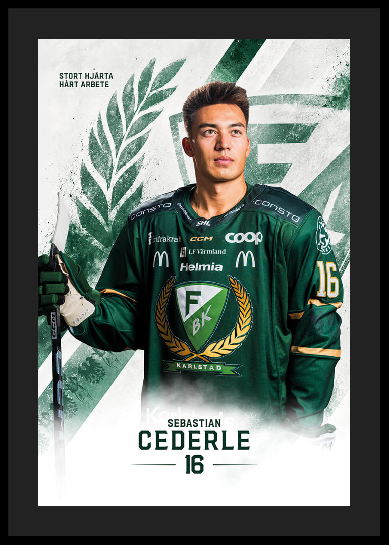Sebastian Cederle #16 Färjestad BK 2026/2027-12