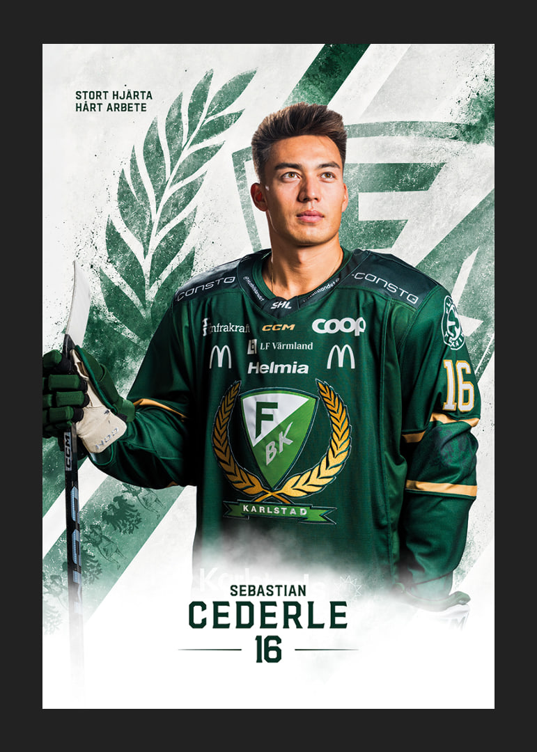 Sebastian Cederle #16 Färjestad BK 2026/2027-12